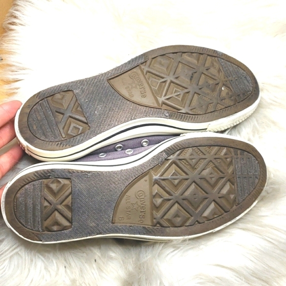 Converse All Star Shoes Snap GreenTongue  6M 8W Gray 132257F Unisex - Picture 8 of 10